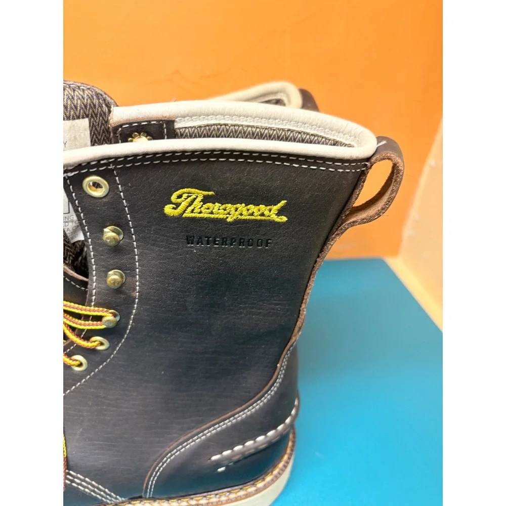 Thorogood 1957 Series Mens 9.5D Dark Brown 8in Waterproof Steel Toe Boots